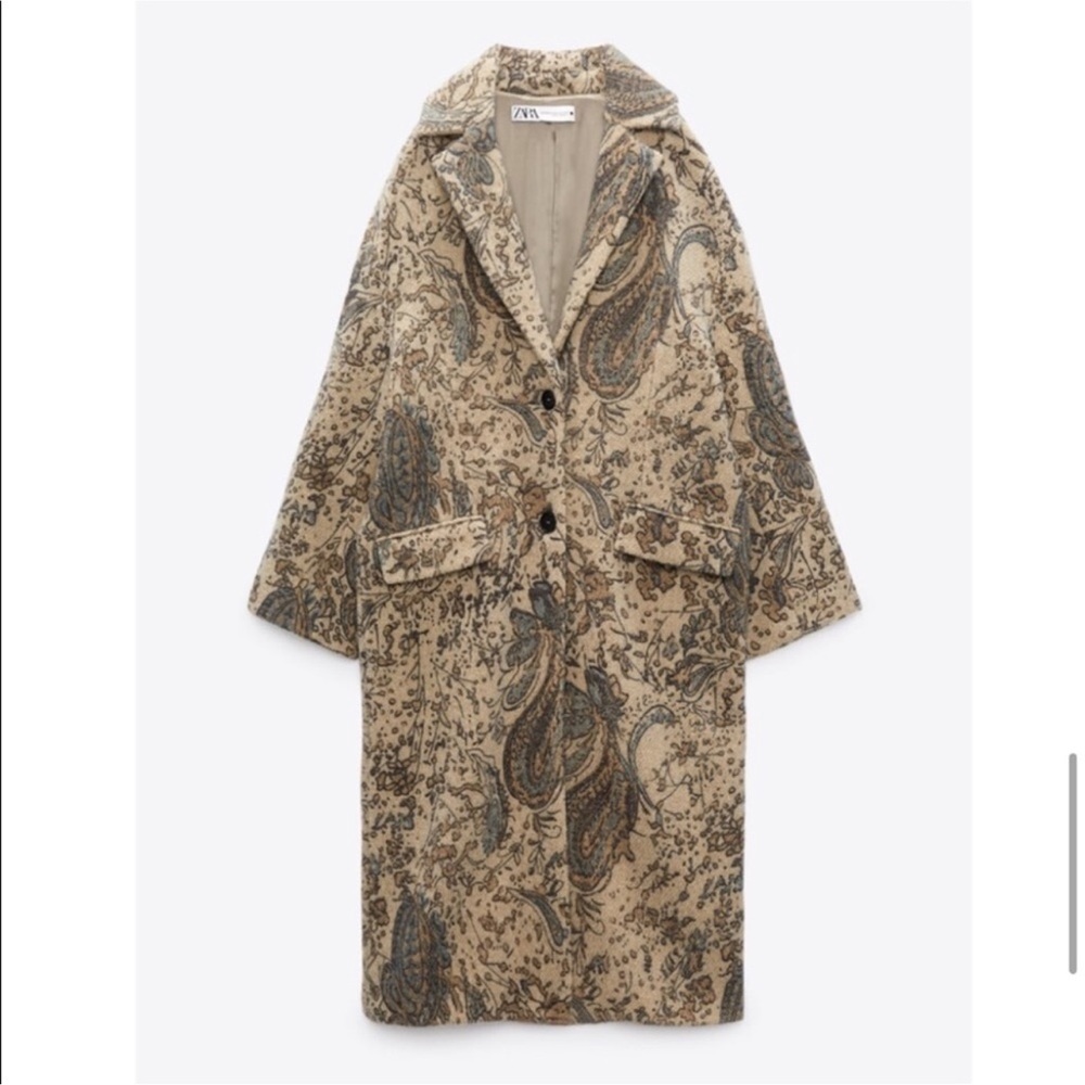 NWT Zara Oversized Limited Edition Wool Coat